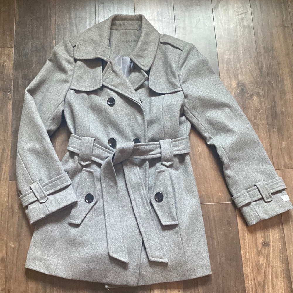 Calvin Klein lined Pea Coat jacket
